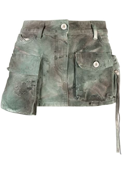 Minigonna Fay con stampa camouflage in verde - donna